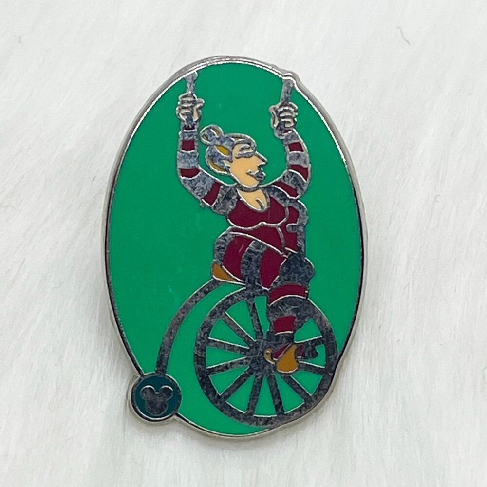 🔮 5/$25 Disney‎ Mickey's Toontown Pinwheels Cycling Pin